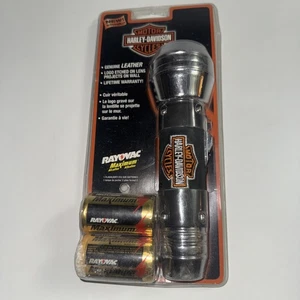 Rayovac Harley Davidson Flashlight 7” With Leather Holster New Sealed READ! - Picture 1 of 3