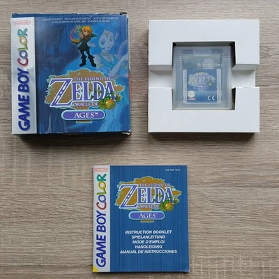 The Legend of Zelda Oracle of Ages in OVP Anleitung Nintendo Gameboy Color - Bild 1 von 4