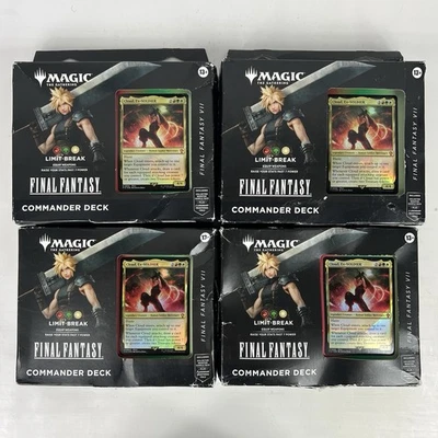 Magic The Gathering Final Fantasy VII 7 Commander Deck Limit Break 4 Pack - Image 1 of 4