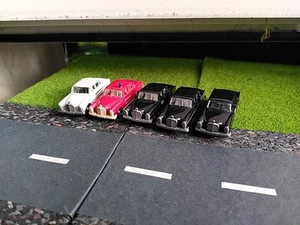 Konvolut 5x Prep  Mercedes 220s W108 W109 TAXI Feuerwehr  Stuttgart  H0 1:87  - Bild 1 von 16