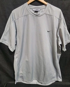 Vintage NIKE Leichtathletik Trikot Oberteil Shirt grau Gr. XXL Kurzarm Active Training - Bild 1 von 8