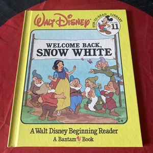 *KIDS* Disney - Welcome Back Snow White (1986, VINTAGE Hardcover Book) Volume 11 - Picture 1 of 16
