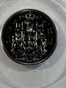 1982 Canada 50 Cents Proof Like Coin Graded MS 66 by ANACS Large Beads - Picture 1 of 7