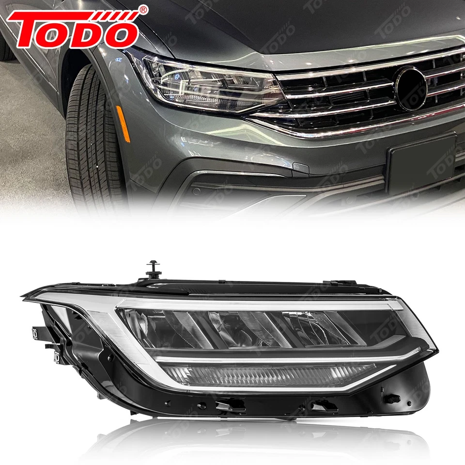 Right Side LED Headlight For 2022-2024 Volkswagen Tiguan S/SE W/O AFS 5NL941036A Foto 1 de 4