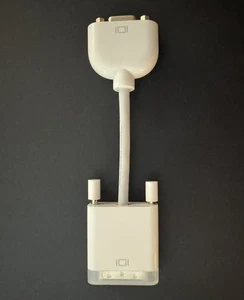 Original Apple 603-8525 5" DVI zu VGA Display Adapter Konverter Kabel (DTOV) - Bild 1 von 4