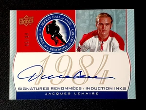 JACQUES LEMAIRE 2008-09 UD MONTREAL CANADIENS CENTENNIAL HOF INKS #45/84 22712 - Bild 1 von 2