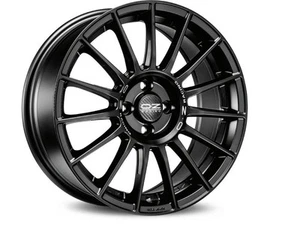Cerchio in Lega OZ Superturismo LM in 7,5x17 ET35 5x100 Matt Black Silver Lett. - Imagen 1 de 2