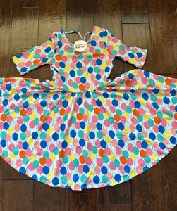 *Neu mit Etikett* DotDotSmile Größe 7 buntes Ballon’s Ballerina Kleid - Bild 1 von 6
