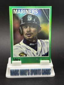 Ichiro Suzuki 2024 Topps Archives #152 Green Foilboard /99 Seattle Mariners HOF - Foto 1 di 3