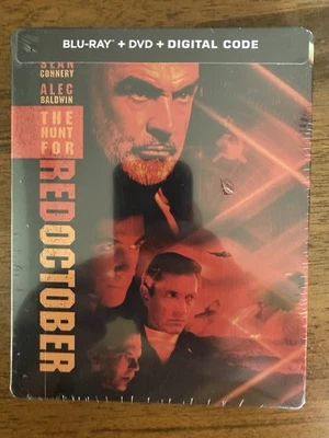 NEW The Hunt for Red October w. Steelbook (Blu-ray + DVD + Digital, Region Free) - Image 1 of 3
