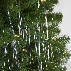 Northlight 1000ct Silver Tinsel Icicle Strands Christmas Decorations 18" - Picture 1 of 6