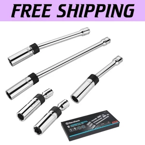 Professional 5-Piece 360° Swivel Magnetic Socket Set for Effortless Repairs - Picture 1 of 11