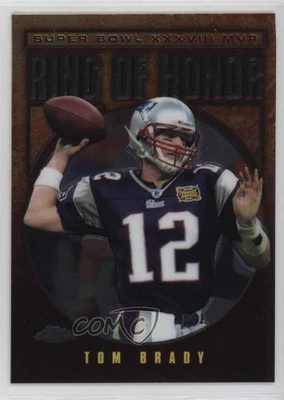 2002-12 Topps Multi-Year Issue Ring Of Honor Chrome Tom Brady #RH-38 - Image 1 of 3