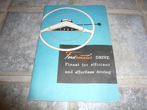 Folleto Fordomatic Drive 1951 - vintage - Imagen 1 de 5