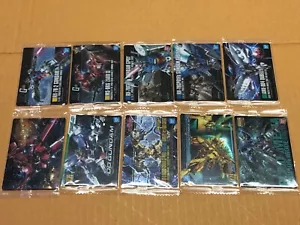 Paquete Bandai Gundam Modelo Gunpla Colección de Arte Oblea Tarjeta Parte 7 (Juego A) - Imagen 1 de 11