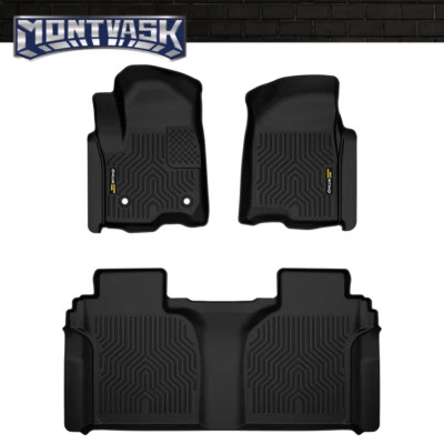 Fit For 19-25 Chevy Silverado GMC Sierra 1500 2500 3500 Crew Cab TPE Floor Mats Foto 1 de 4