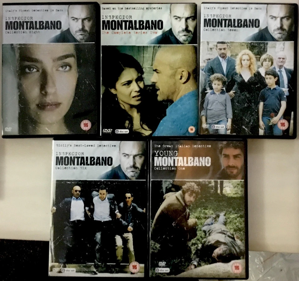 Inspector Montalbano DVD Collection, Series 1,2,6,7,8. - Image 1 of 2