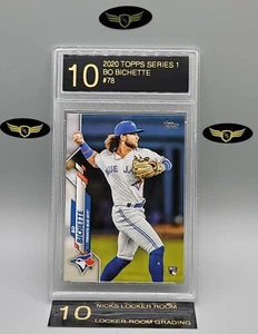 2020 Topps Series 1 Toronto Blue Jays BO BICHETTE #78 Rookie Graded Mint LRG 10 - Bild 1 von 2