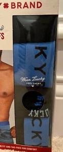 NIB Lucky Brand Men's 4 Pack Essential Soft Boxer Briefs w/ Contour Pouch Size M - Picture 1 of 5