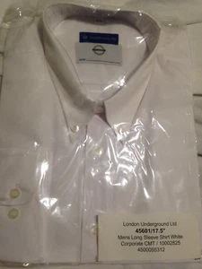 LONDON UNDERGROUND STAFF SHIRT 17.5 NEW - Picture 1 of 1