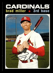 2020 Topps Heritage High Number - #580 Brad Miller - Imagen 1 de 2