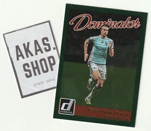 Robin van Persie Green Parallel Dominator No. 44 2016-17 Panini Donruss Soccer - Bild 1 von 1