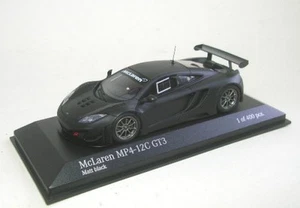 Mclaren MP4-12C GT3 Street (Matt Black) 2012 1:43 Minichamps Boxed - With Acrylh - Picture 1 of 1