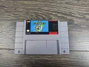 Super Mario World (Nintendo SNES, 1991) Authentic Cart Only Tested and Working - Picture 1 of 3