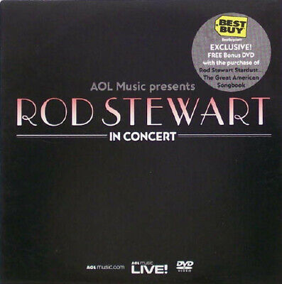 Rod Stewart Aol Music Presents Rod Stewart On Concert Dvd Brand New Mint • 19.99€