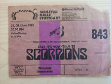 Scorpions 1993 - Ticket Eintrittskarte Hard Rock Heavy Metal