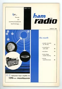 Revista de radioaficionados agosto 1968 volumen 1/número 6 - Imagen 1 de 2