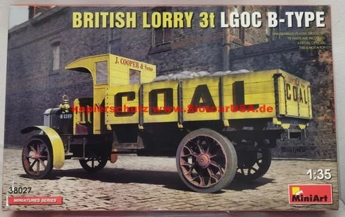 Mini Art 38027 1/35 Camion Britannico LGOC 3t B-Type - Immagine 1 di 1