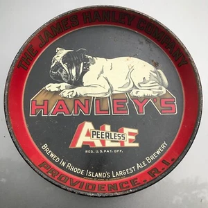 HANLEY'S ALE Providence RI bulldog pubblicità vassoio birra vintage RARO - SPEDIZIONE GRATUITA - Foto 1 di 6