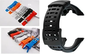 SUUNTO AMBIT2 AMBIT3 AMBIT Peak rubber silicon band SS021085000 w/ black buckle - Picture 1 of 6