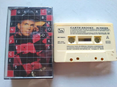 Garth Brooks In Pieces 1993 Liberty Spanien Press - Cinta Tape Kassette Am - Bild 1 von 4