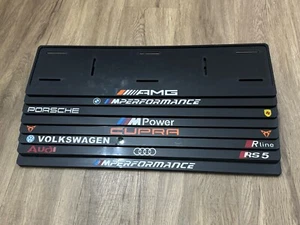 Kennzeichenhalter Mercedes-Benz AMG, BMW Mpower, CUPRA, BRABUS, R-line, AUDI RS - Bild 1 von 11