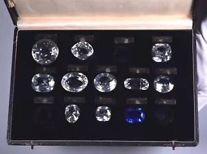 Famous Diamonds Replica Set Antique Boxed 11/14 - Picture 1 of 18
