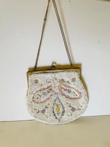 Antique 1920s Evening Bag Longchamps Design House Belgium Art Nouveau Purse - Picture 1 of 9
