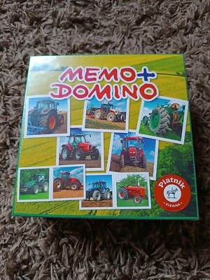 Memory + Domino Kinder Traktor - Bild 1 von 2