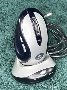 Logitech M-RY81 Wireless Gaming Mouse C-BK16A-Dual Receiver/Charger New Batts - Picture 1 of 6