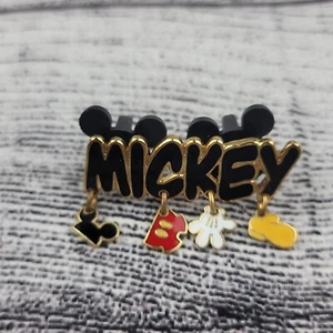 Walt Disney World Mickey Mouse Pin Scattered Parts Dangle Ears Shorts Gloves - Picture 1 of 1