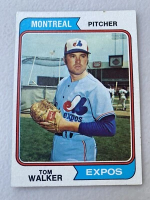 1974 TOPPS BASEBALL CARD 193 Tom Walker Expos - Image 1 of 2