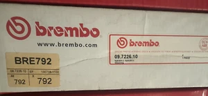 BREMBO Front Disc Brake Disc BRE792 (09.7226.10) for TOYOTA - Bild 1 von 2