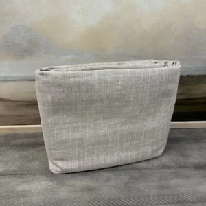 Cortina Pottery Barn de lino esmerilado con ojal 50”x96” avena apagón nueva sin etiquetas - Imagen 1 de 8