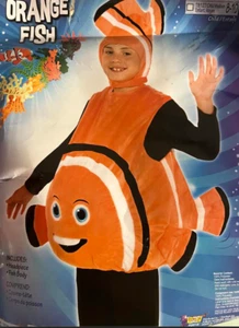 Nemo Orange Fish Child Unisex Costume Medium 8-10 yrs - Picture 1 of 1