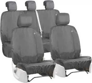 Coprisedili auto completamente su misura Ford Ranger T6 resistenti impermeabili grigi 9pz - Foto 1 di 9