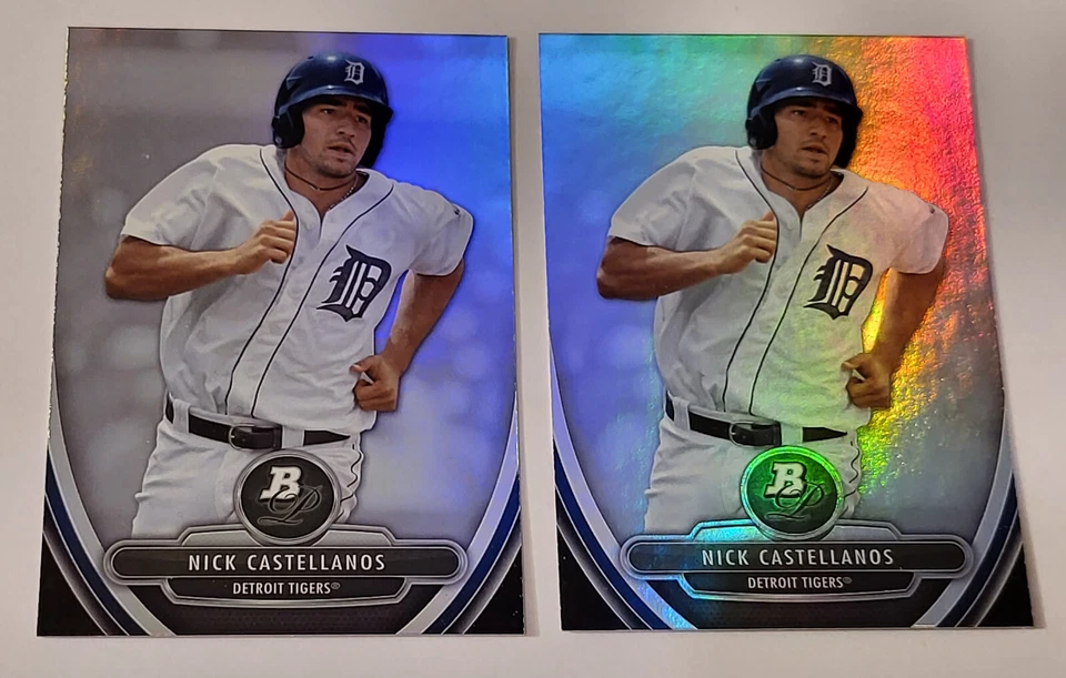 TWO 2013 BOWMAN PLATINUM BASEBALL NICK CASTELLANOS #BPP15 - Image 1 of 1