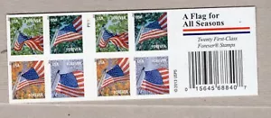 2013 Forever Flag Complete Booklet, Scott #4781b, Mint NH - Picture 1 of 1