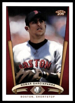 2002 Topps 206 Team Series 3 Nomar Garciaparra Boston Red Sox #T206-7 - Image 1 of 2