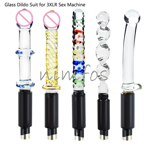 Glass Accessories Love Machine Attachment 3XLR Connector for Women Couple